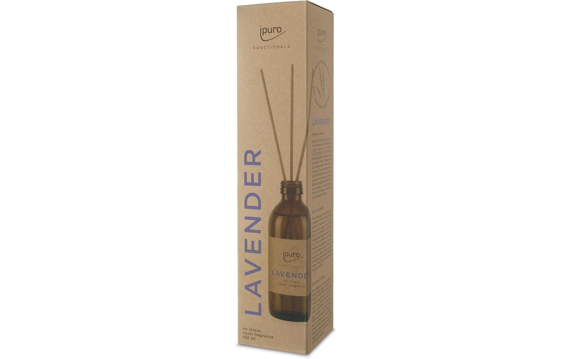 ipuro Lavendel – Duftstäbchen, 150 ml