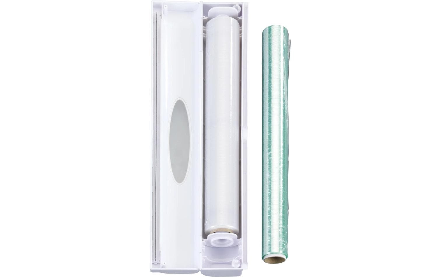 WENKO Folienschneider 38 × 6,7 × 5,2 cm, Acrylnitril-Butadien-Styrol (ABS), weiss