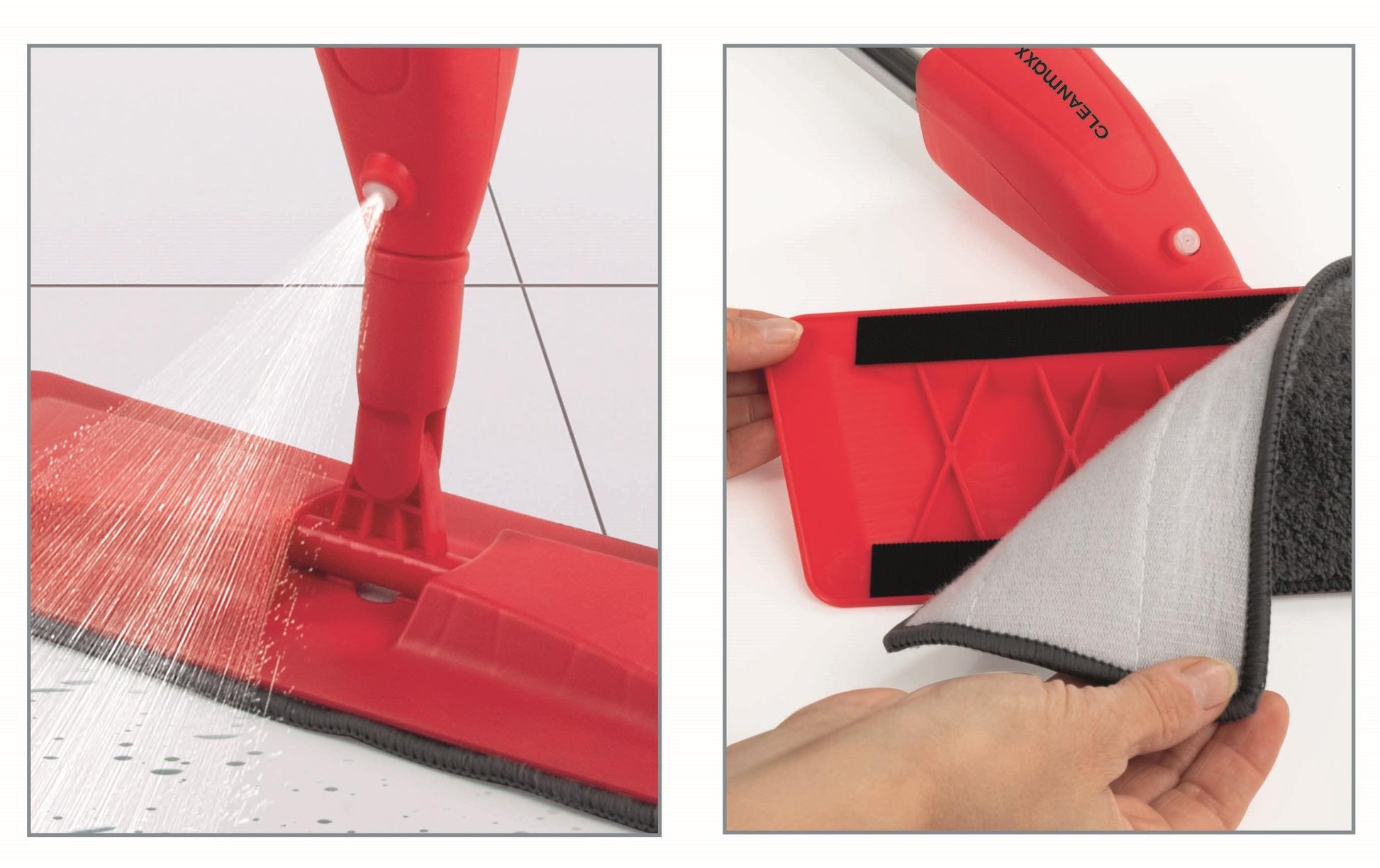 Cleanmaxx Sprühwischer – 0,3 l – Kunststoff, Rot, 8,0 × 11,0 cm