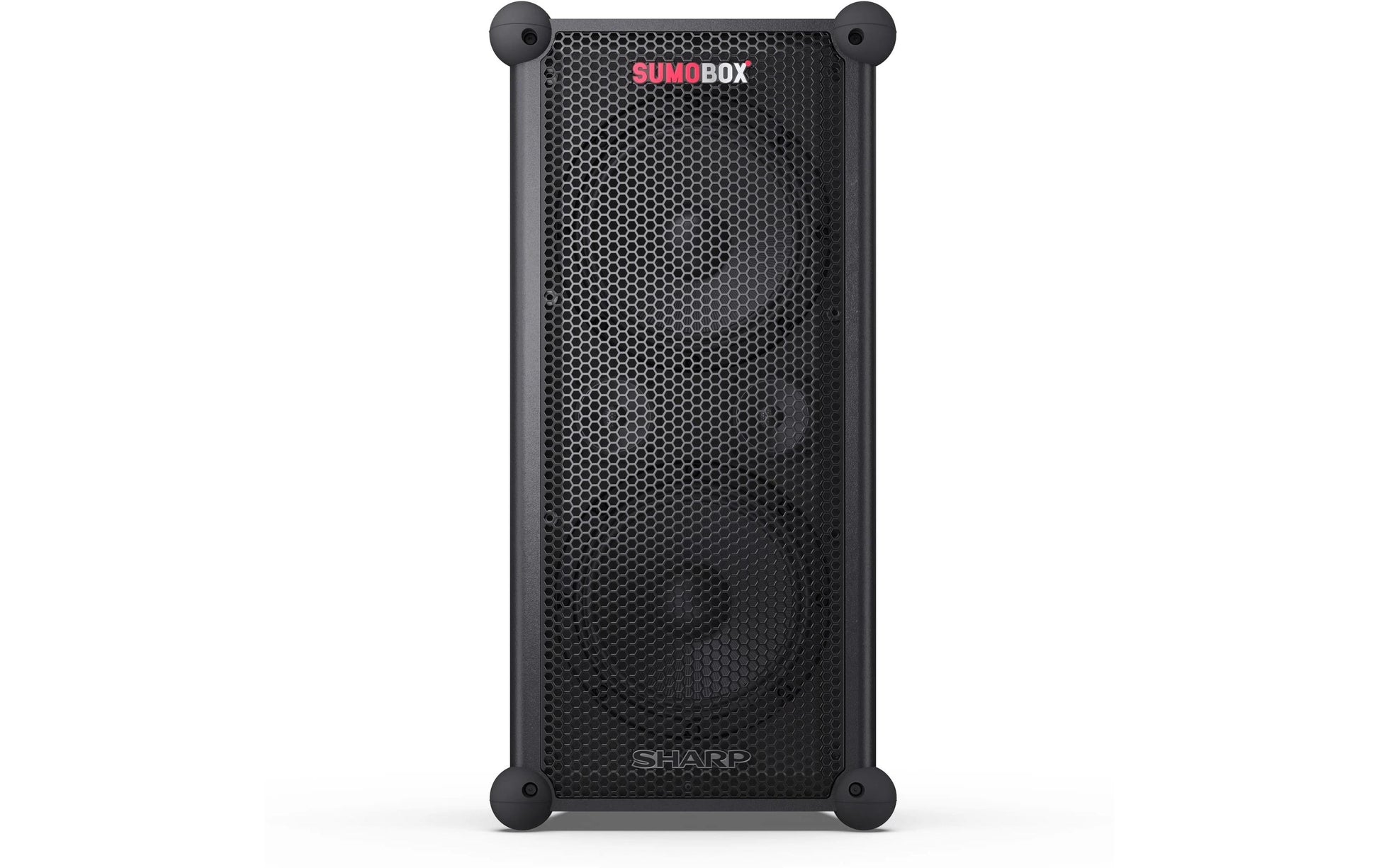 Sharp CP-LS100 – Party-Lautsprecher – 120 W, 10 h Akku, LED, Bluetooth 5.0, spritzwassergeschützt, Schwarz