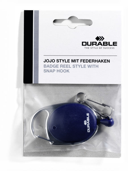 Durable Ausweishalter, Metall, Dunkelblau