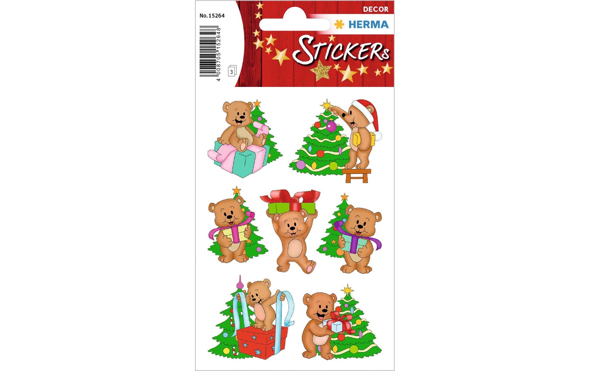 HERMA Schmucketiketten – 84 × 120 mm – mehrfarbig – 21 Stk.