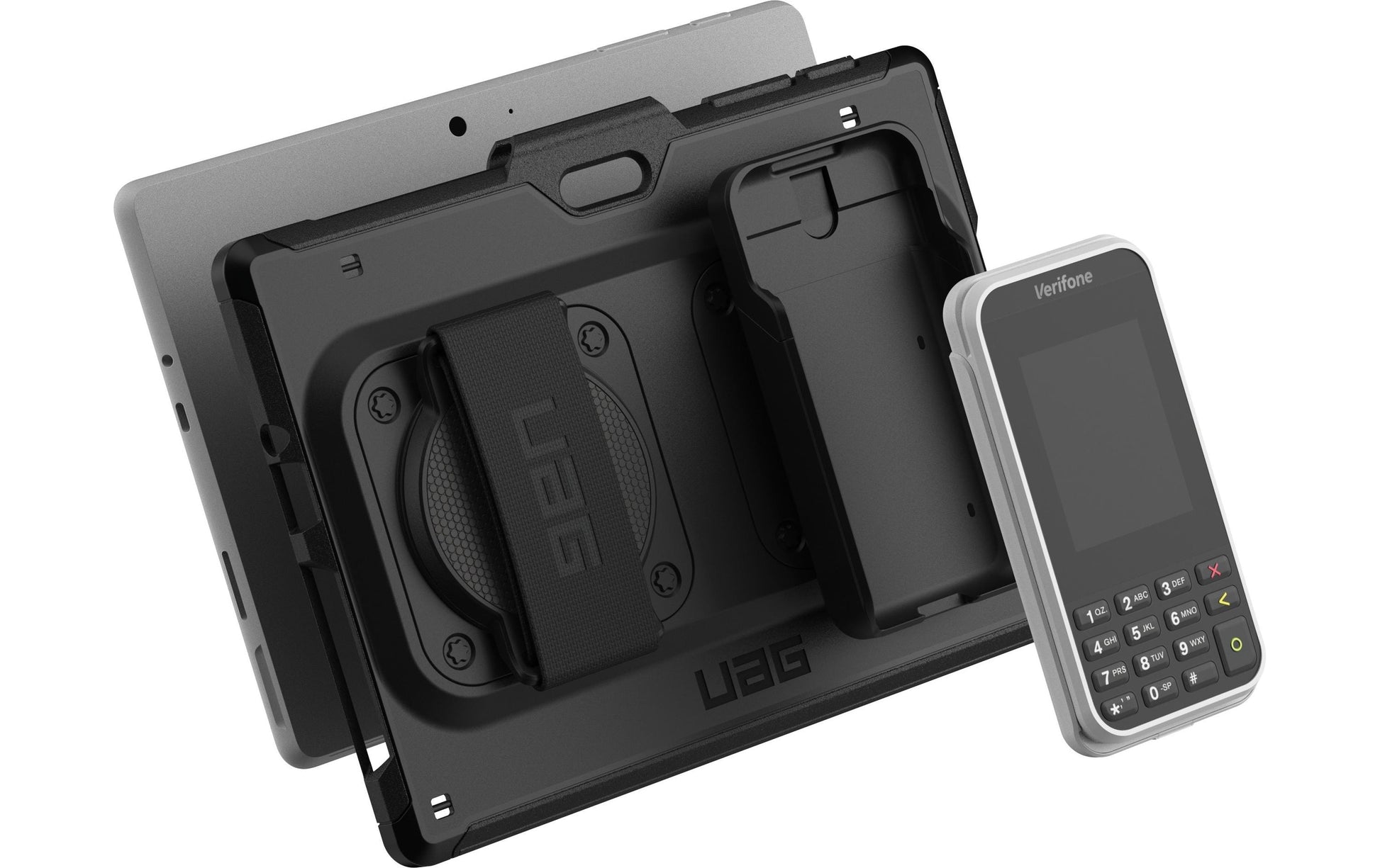 Urban Armor Gear UAG Tablet-Hülle für Surface Go 10" (1.–4. Gen.) – Schwarz