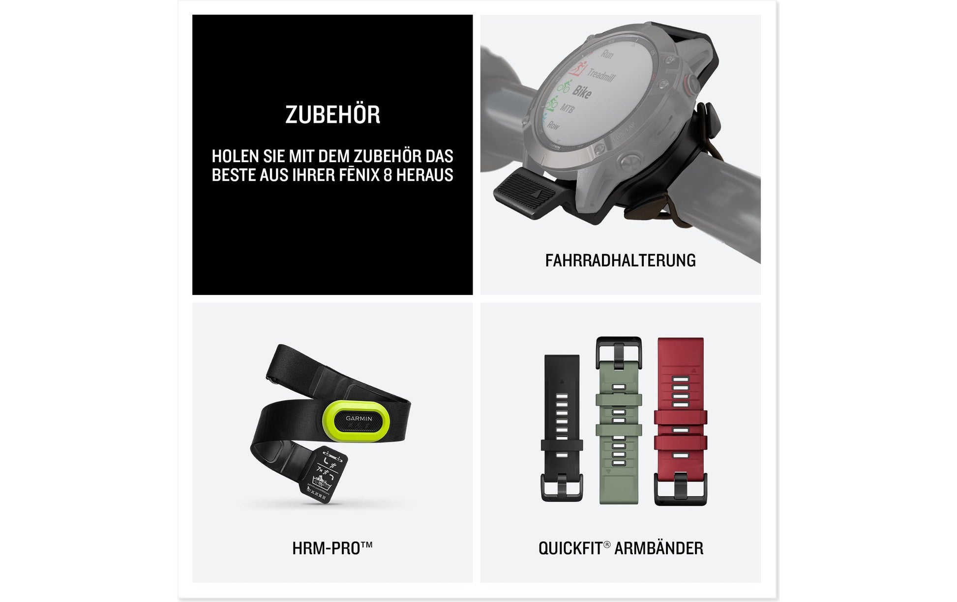Garmin Fenix 8 – GPS-Smartwatch – 47 mm, 1,4", GPS, WLAN, AMOLED, 100 m, Schwarz, Sportarmband