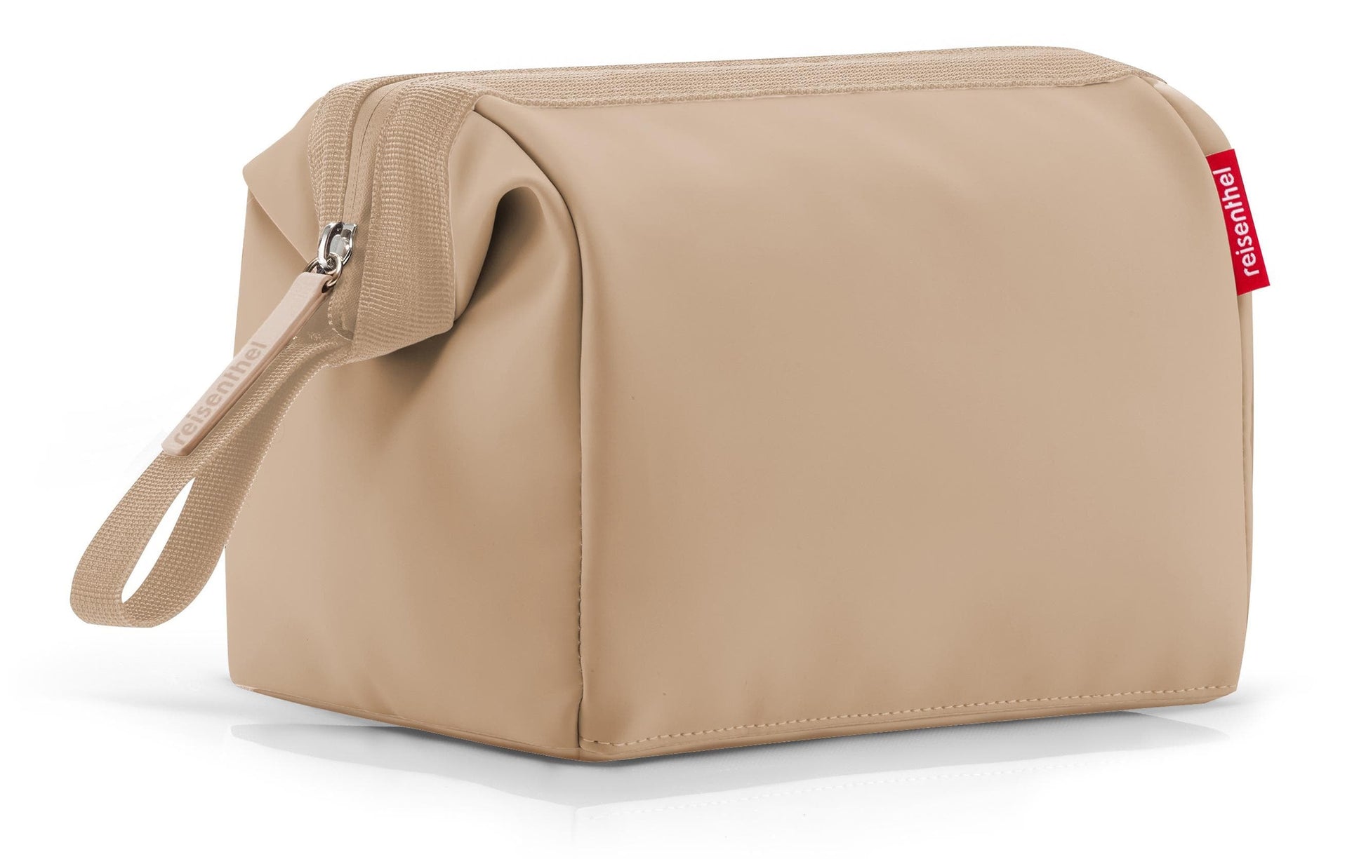 Reisenthel Kosmetiktasche Allrounder Cosmetic – 4 l, wasserfest, Reissverschluss – braun – Polyurethan (PU)