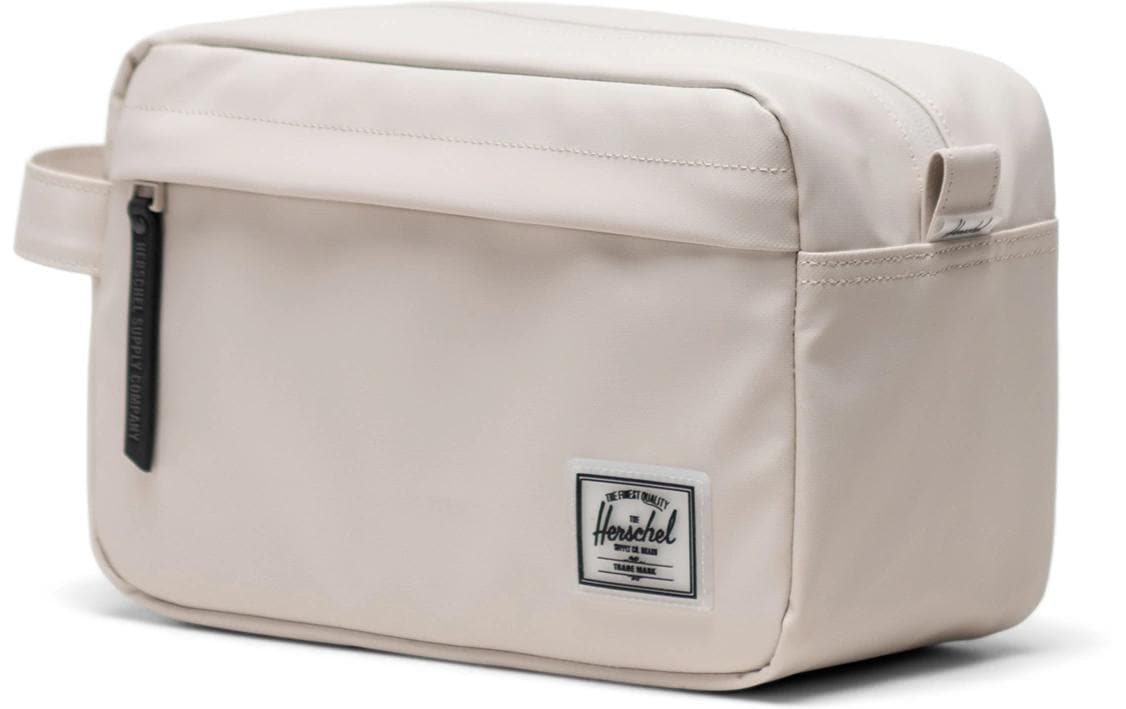Herschel Kulturbeutel Chapter – wasserfest, Reissverschluss – 24,1×15,2×11,4 cm – weiss matt – 1 Stk.