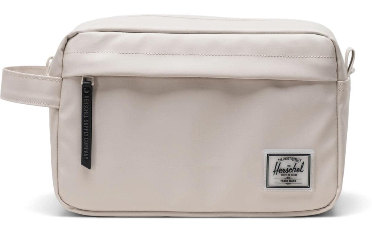 Herschel Kulturbeutel Chapter – wasserfest, Reissverschluss – 24,1×15,2×11,4 cm – weiss matt – 1 Stk.
