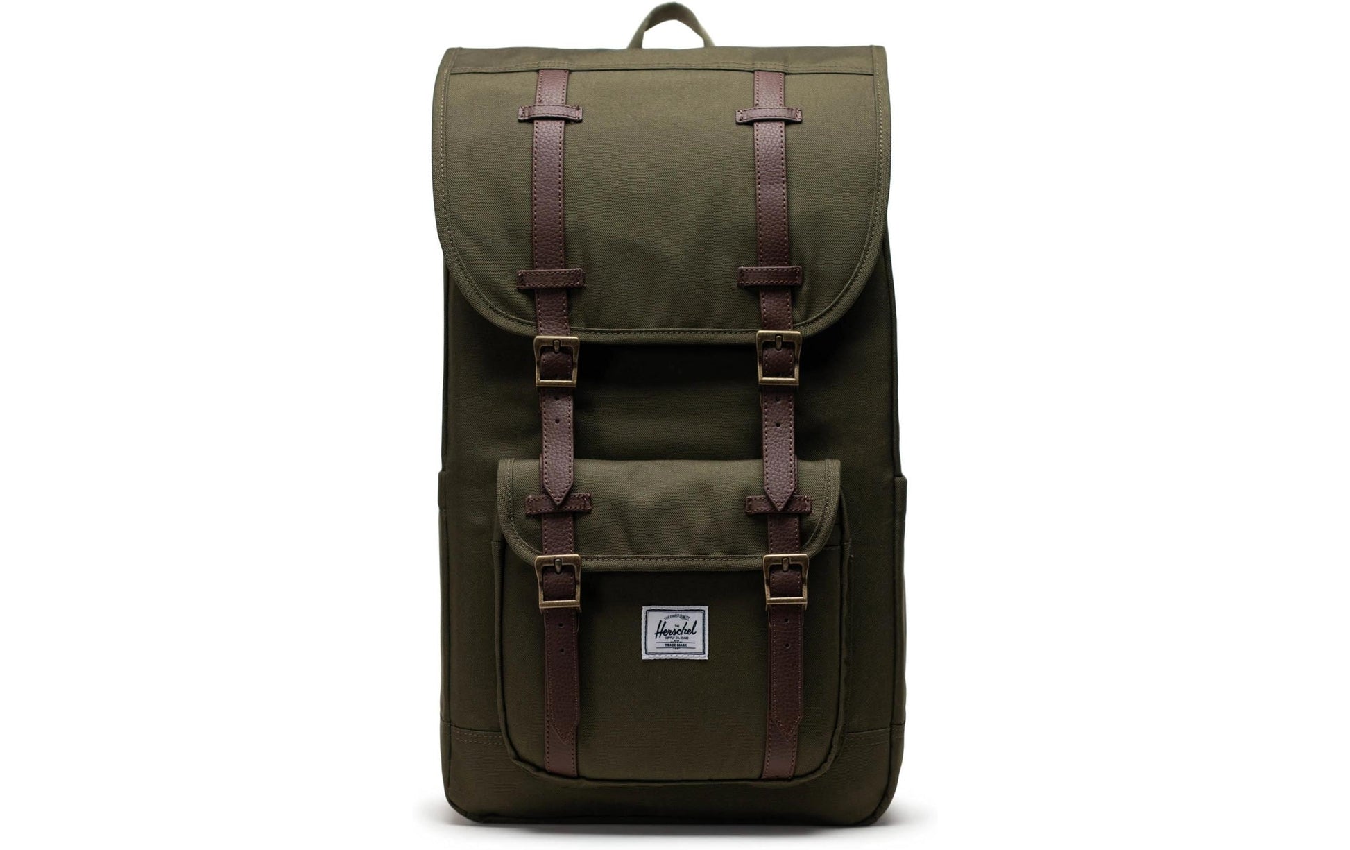 Herschel Little America – Freizeit-Rucksack – 30 l, recyceltes Material, olivgrün