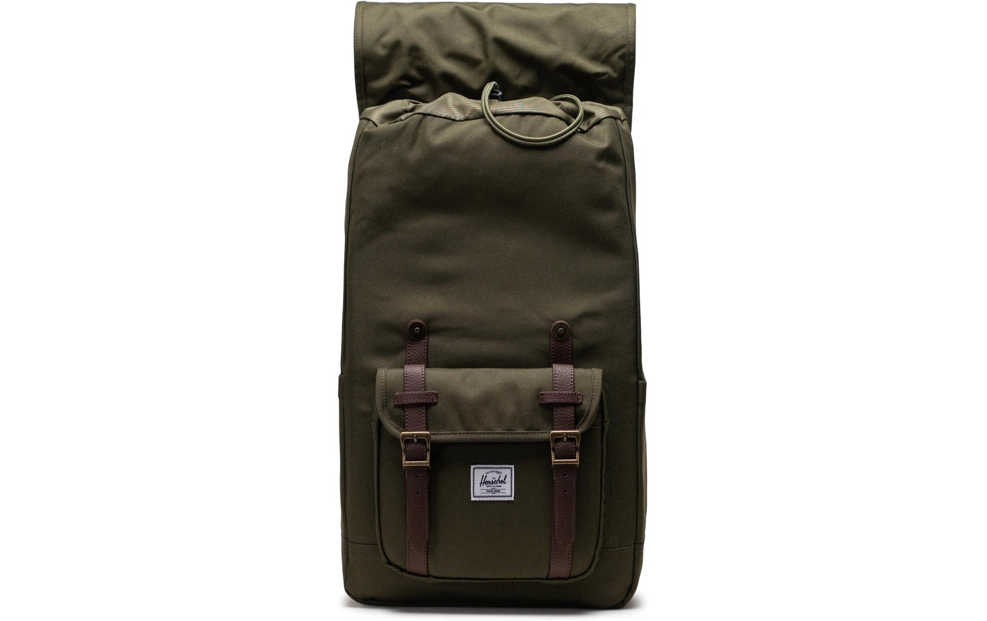 Herschel Little America – Freizeit-Rucksack – 30 l, recyceltes Material, olivgrün