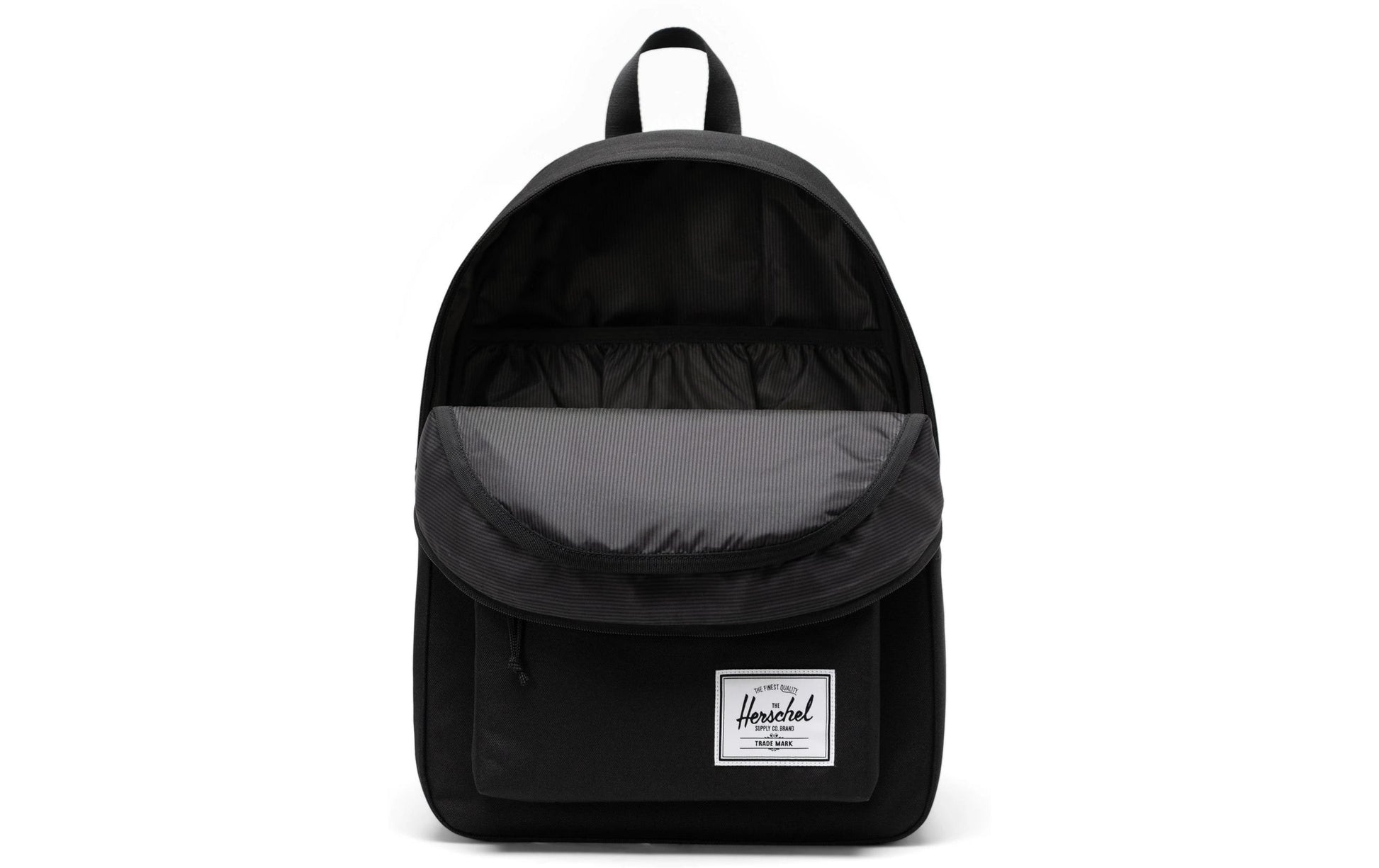 Herschel Classic – Freizeit-Rucksack – 26 l, recyceltes Material, schwarz
