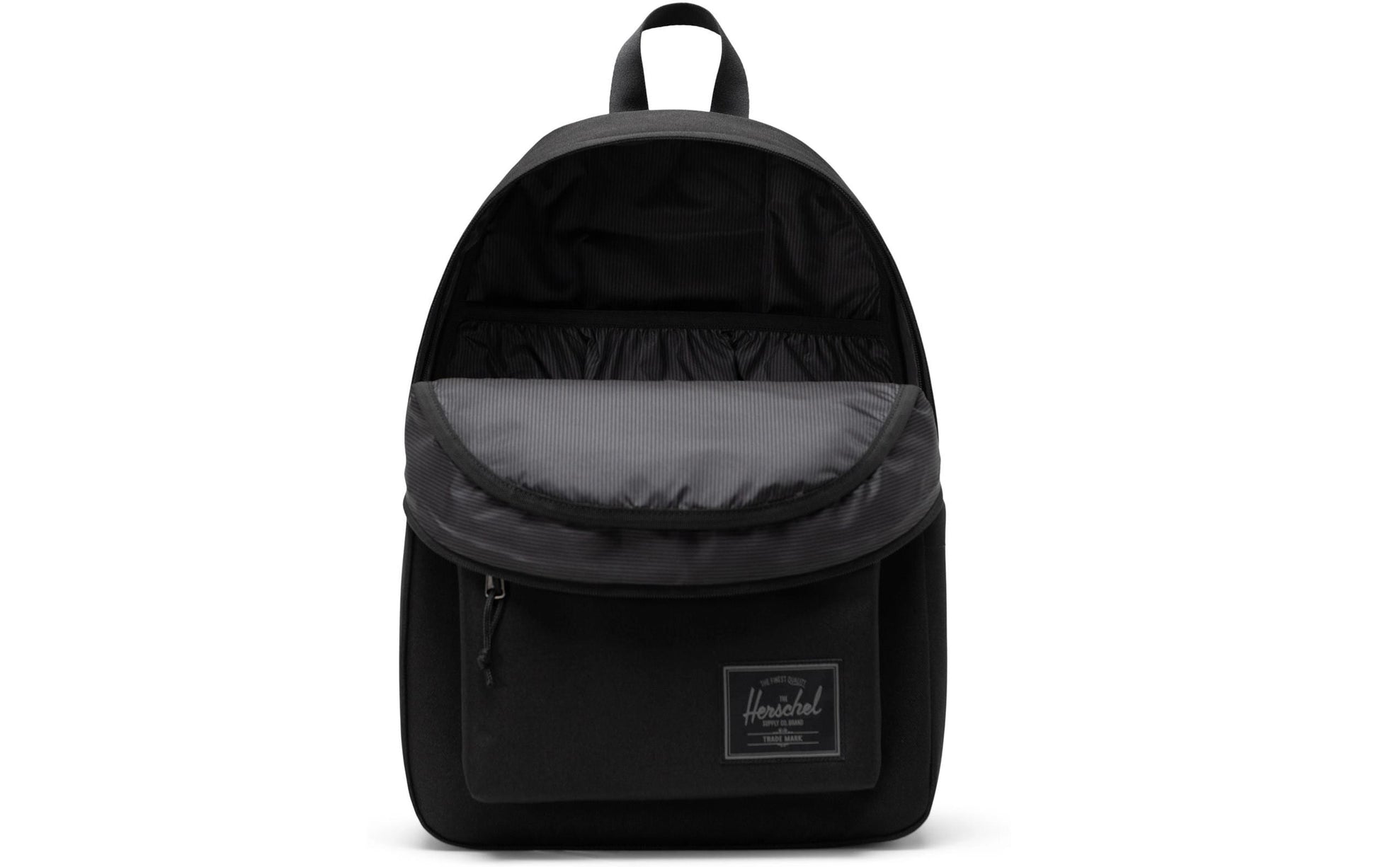 Herschel Classic – Freizeit-Rucksack – 26 l, recyceltes Material, schwarz