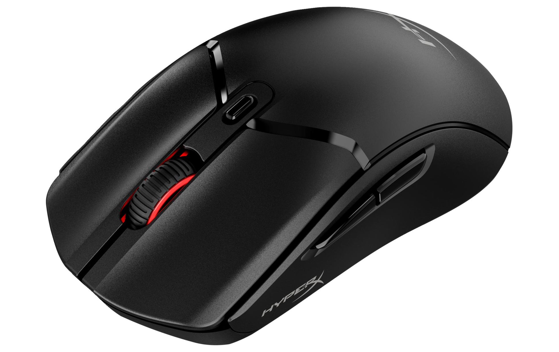 HyperX Pulsefire Haste 2 Core Gaming-Maus – kabellos, 6 Tasten, für Rechtshänder, Beleuchtung, weiss