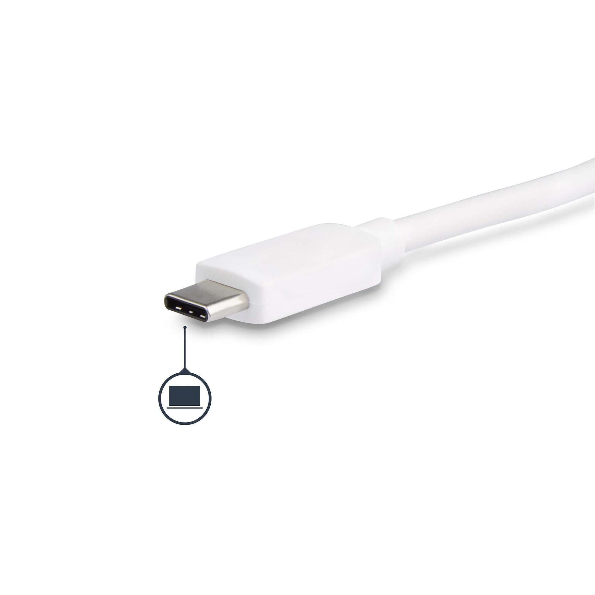StarTech.com Multiport-Adapter – USB-C, 1× DVI, 1× USB-A, 1× USB-C, 60 W PD, GbE, für Windows/Mac/ChromeOS