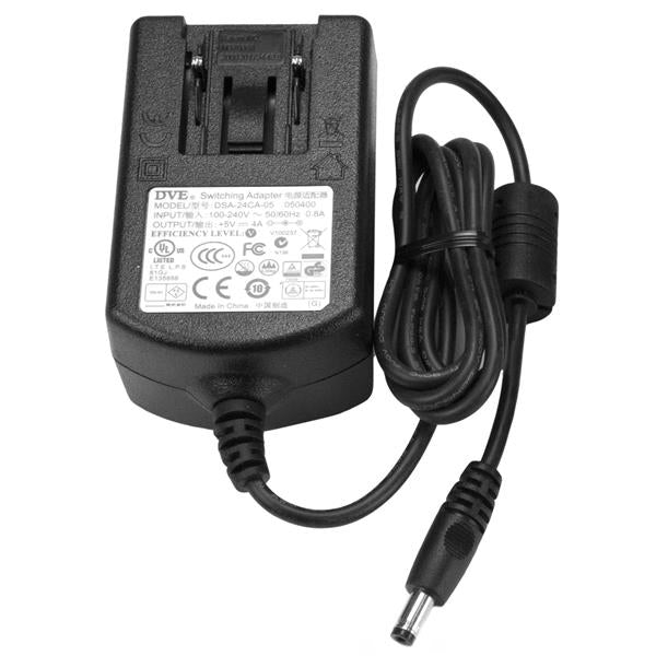 StarTech.com DC-Netzteil 20 W (5 V/4 A) – AU/EU/JP/NA/UK-Stecker – für Geräte mit 5 V DC-Eingang