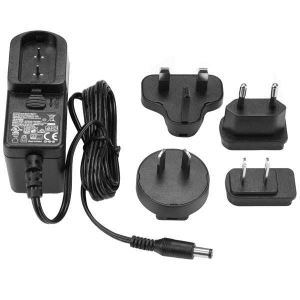 StarTech.com Netzteil 15 W (5 V/3 A) – Stecker: AU/EU/UK/NA/JP – für Geräte mit 5 V – schwarz