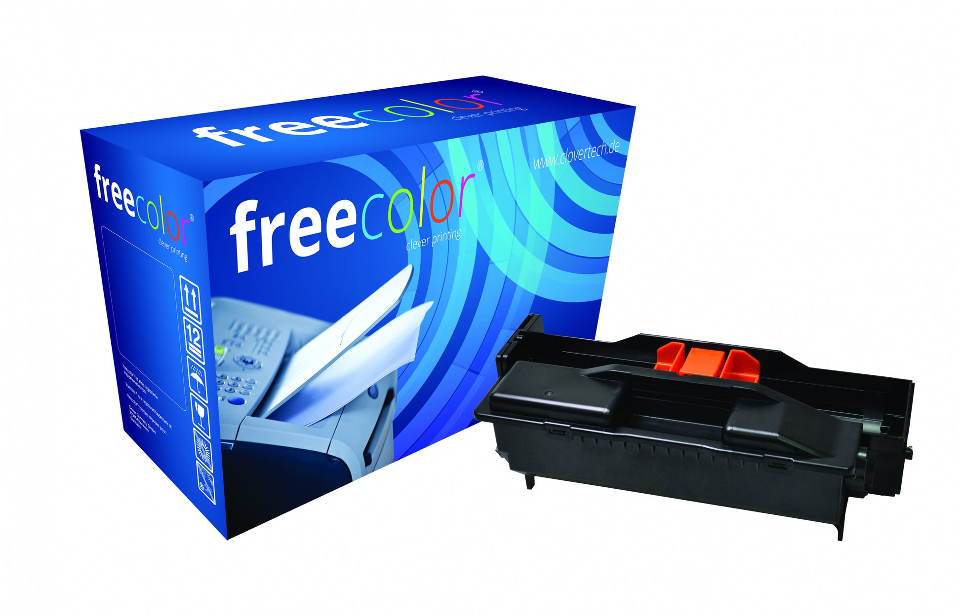 Freecolor Free Color Trommel 44574302 – Schwarz, 25'000 Seiten