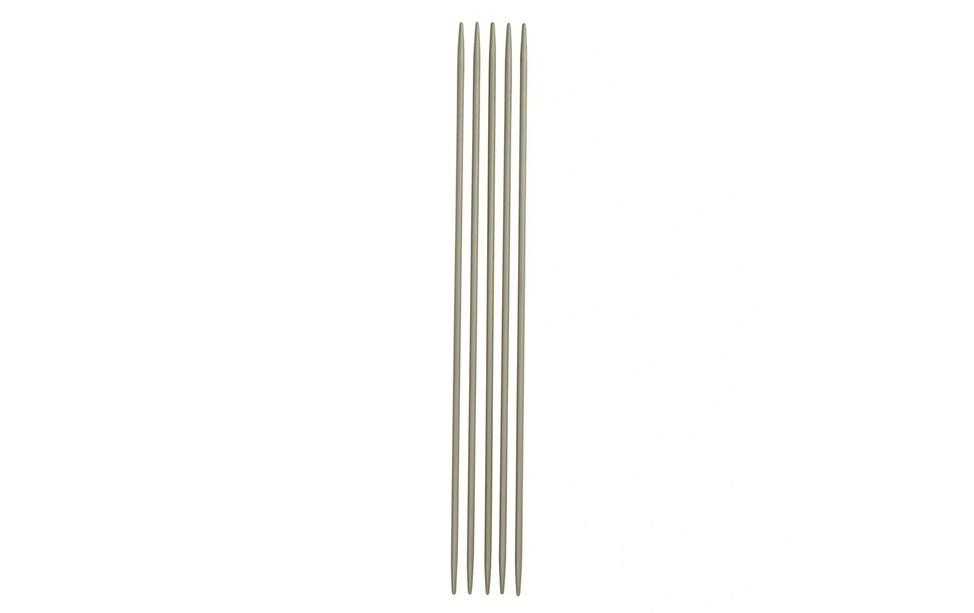 Prym Strumpfstricknadel Grau 2,5 mm – 20 cm, 5 Stk., Aluminium