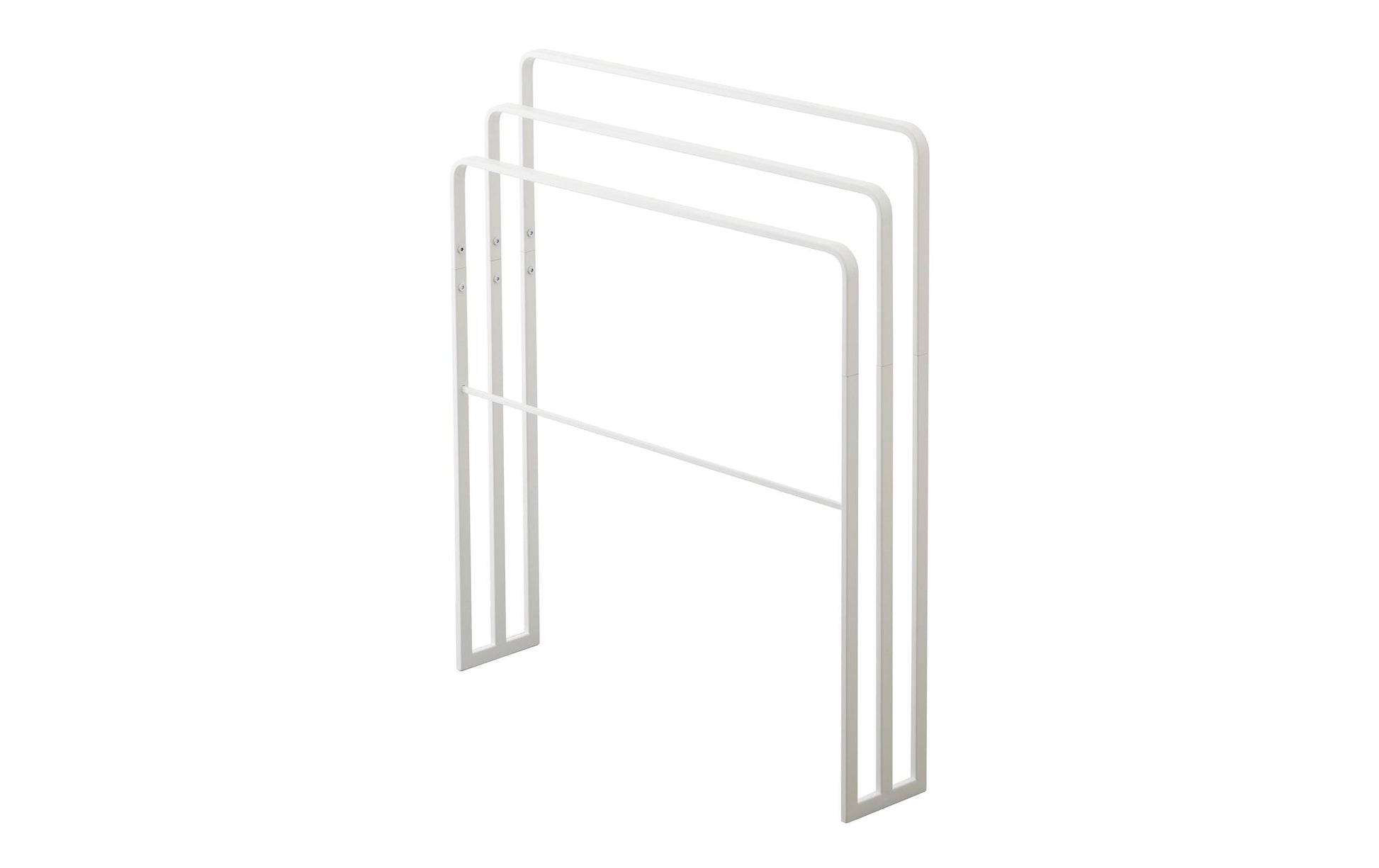 Yamazaki Handtuchständer TOWER – 14×70×81 cm, Stahl, Weiss