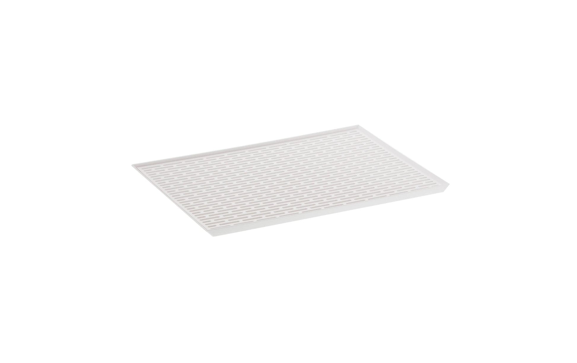 Yamazaki Abtropfmatte 42,5 × 30,7 × 1,5 cm, Kunststoff, Weiss