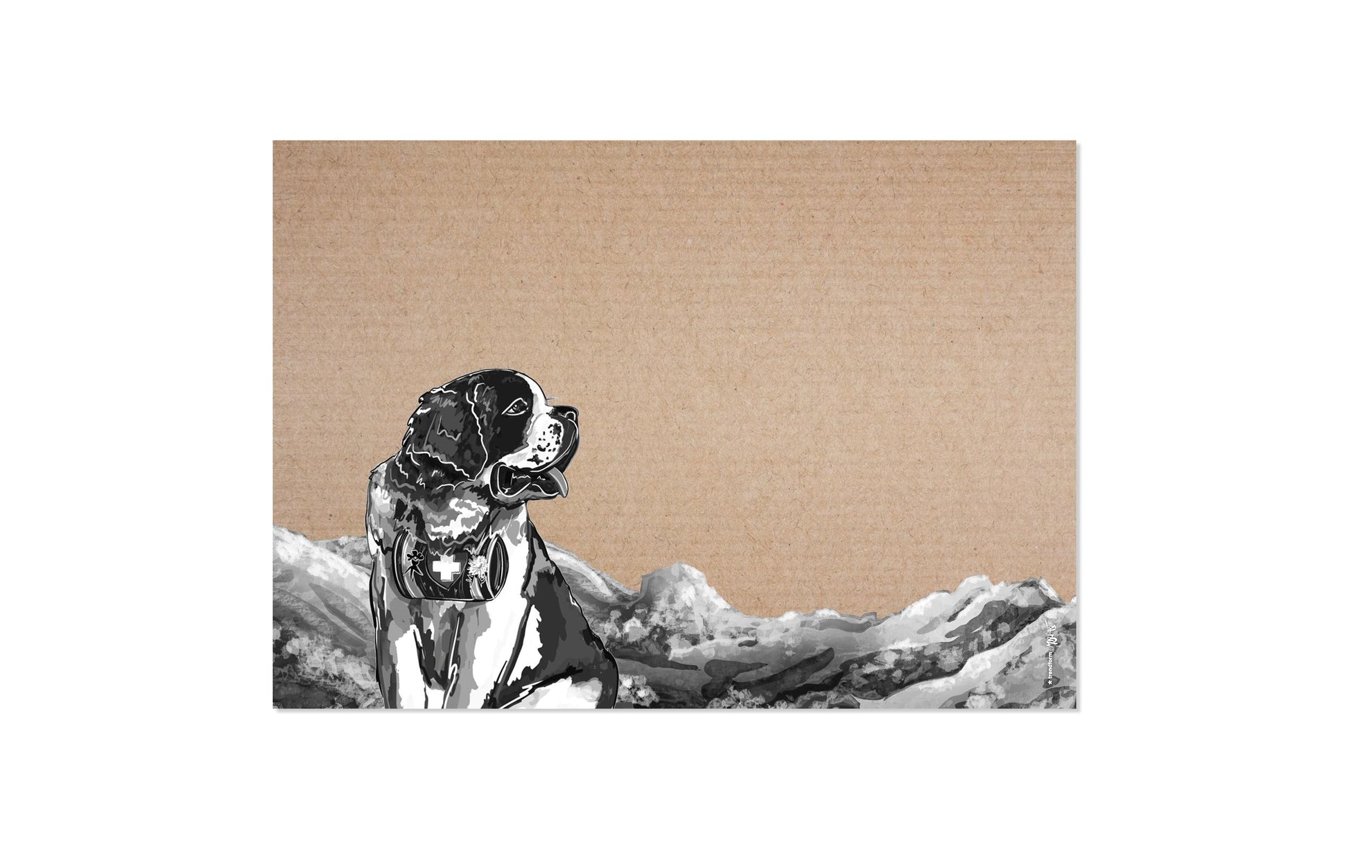 Trendform Tischset BELLA & FRIENDS, Papier, Herbst-Motiv (Tiermuster) – 42 × 29,7 cm – FSC