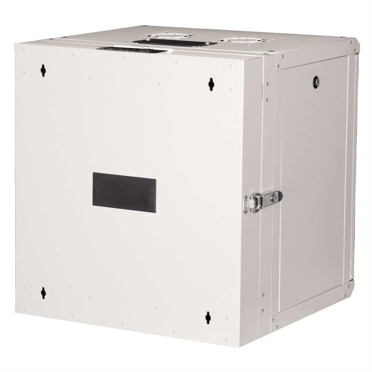 ROLINE Pro – 19" Wandverteiler 12U, IP20, abschliessbar, 600 × 600 × 640 mm, lichtgrau, Stahl