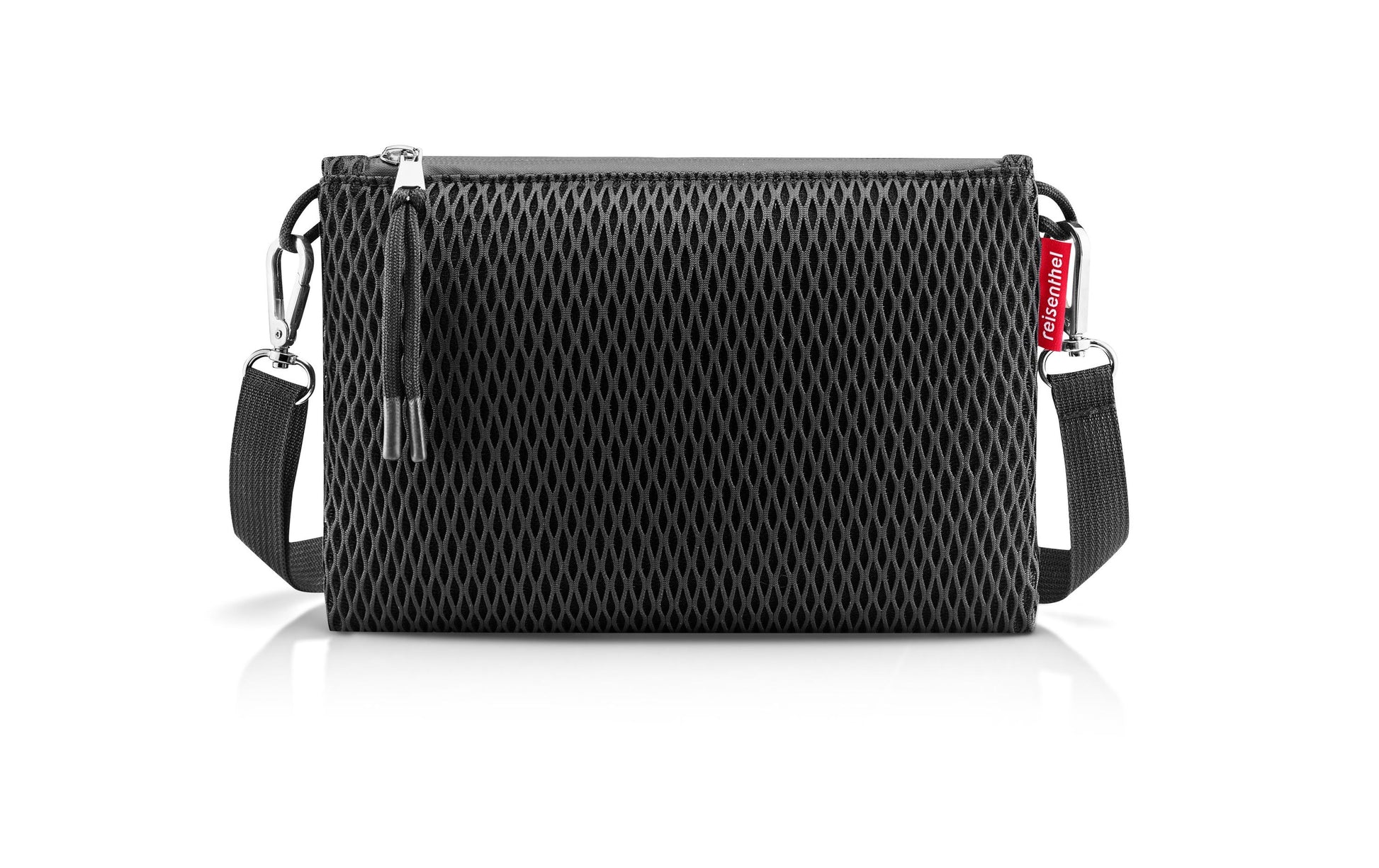 Reisenthel Reissverschlusstasche – Wasserfest – 25 × 17 × 8,5 cm, 3 l – Schwarz, Polyester – Mesh Black