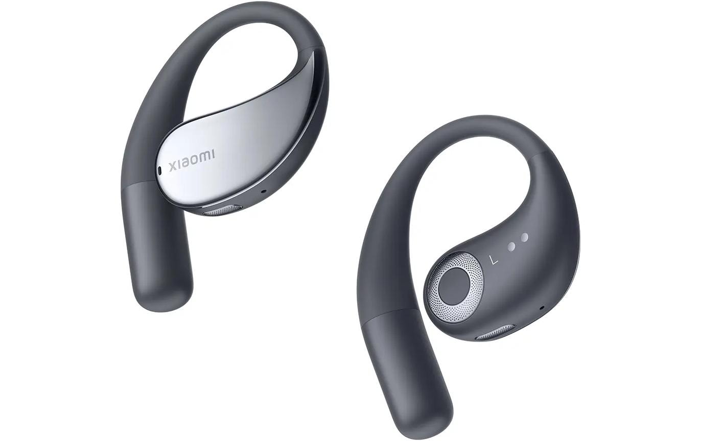 Xiaomi OpenWear Stereo – True Wireless In-Ear Ohrbügel – Bluetooth 5.3, ANC, IP54, USB-C – Grau – bis 38,5 h