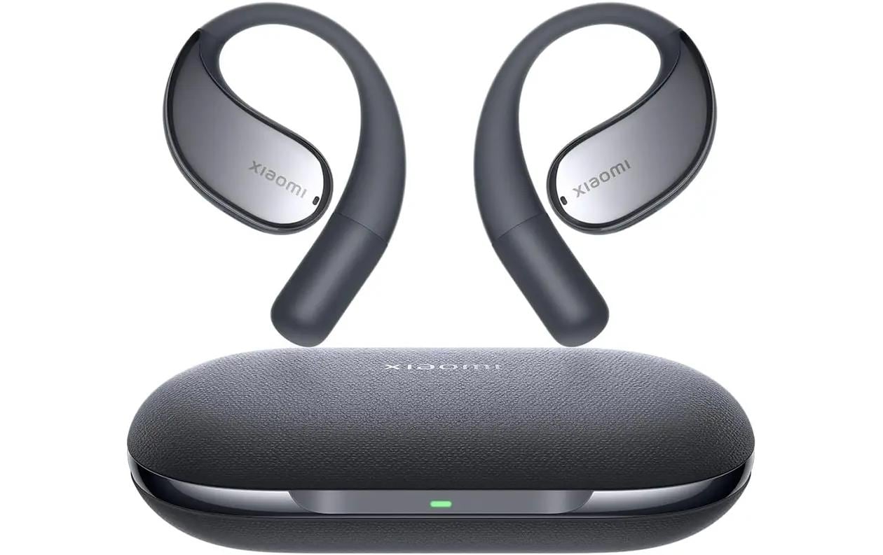 Xiaomi OpenWear Stereo – True Wireless In-Ear Ohrbügel – Bluetooth 5.3, ANC, IP54, USB-C – Grau – bis 38,5 h