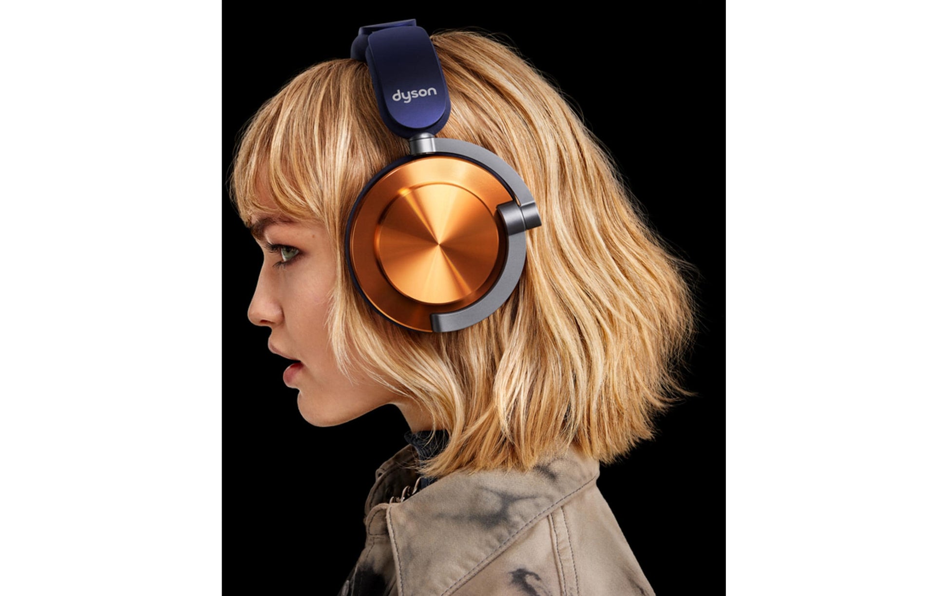 Dyson OnTrac Over-Ear Kopfhörer – Stereo, BT, ANC, Kupfer, BT 5.0