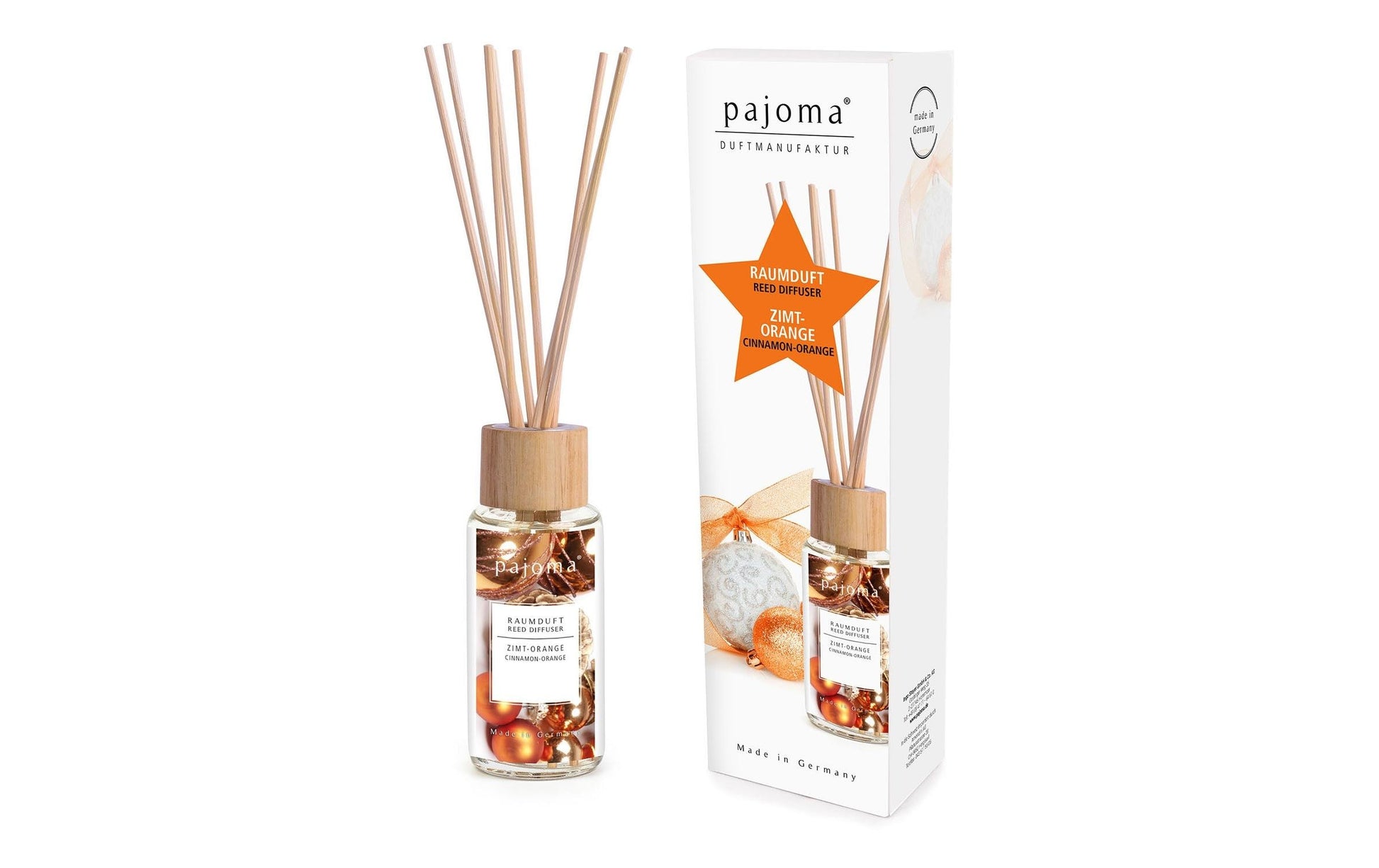 Pajoma Zimt-Orange – Duftstäbchen, 100 ml