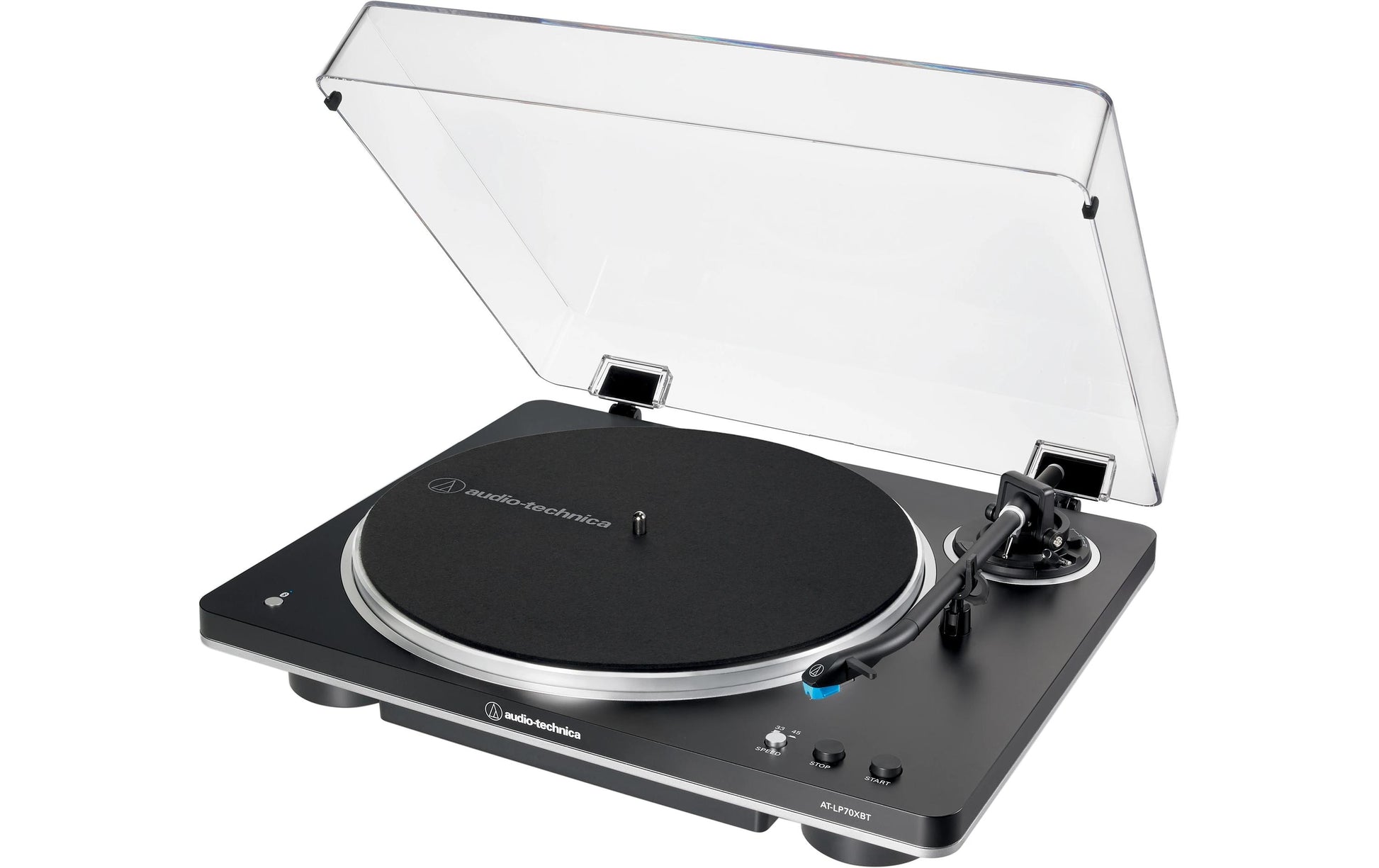 Audio-Technica AT-LP70XBTBS – Plattenspieler – Riemenantrieb, Phono-Vorverstärker – Schwarz