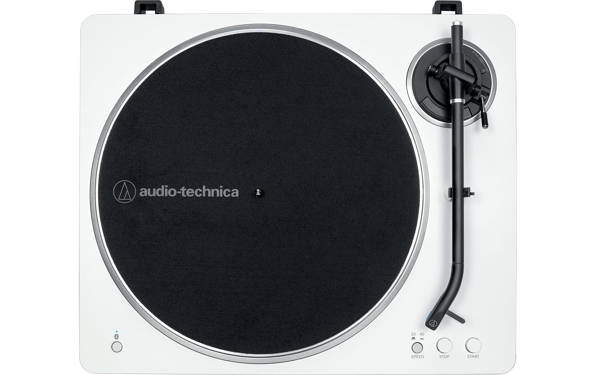 Audio-Technica AT-LP70XBTWS – Plattenspieler – Stationär – Riemenantrieb, Phono-Vorverstärker, 33⅓ U/min – Silber