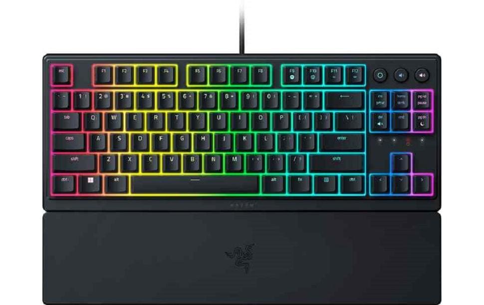 Razer Ornata V3 Tenkeyless – Tastatur, kabelgebunden (USB-A), CH-Layout (DE-CH), TKL (ohne Ziffernblock)