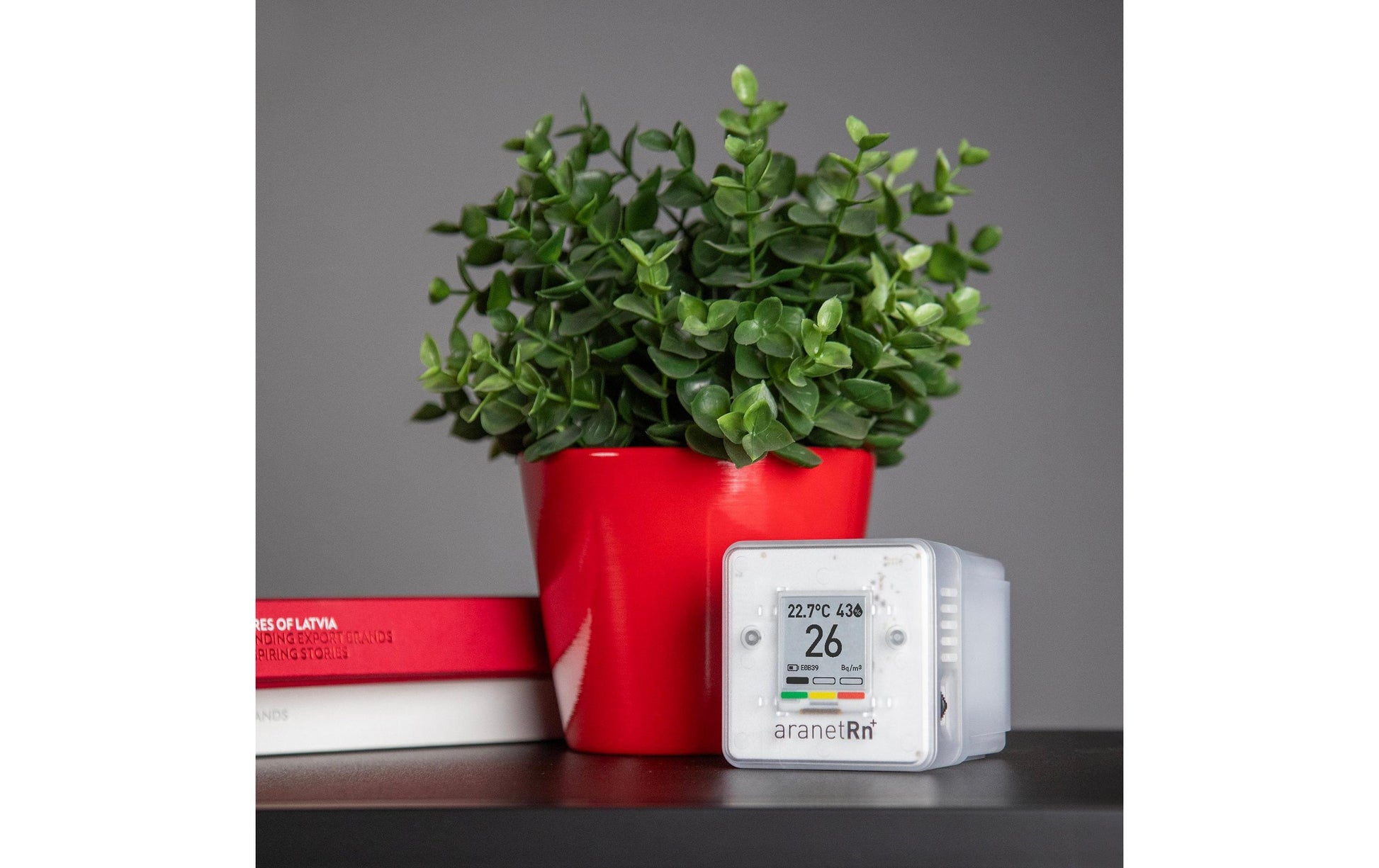 Aranet Radon PLUS HOME Luftqualitätssensor – Radon, Bluetooth