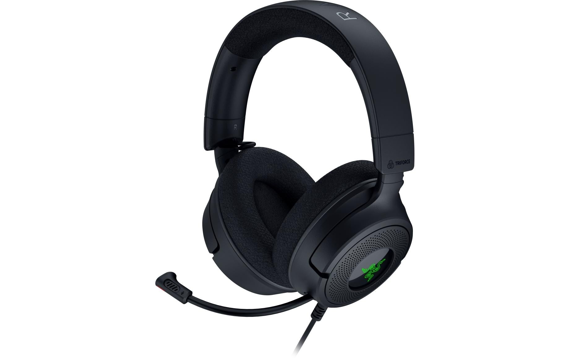 Razer Kraken V4 X – Gaming-Headset Over-Ear – USB-C, 7.1, Stummschaltung – Schwarz – für PC/PS4