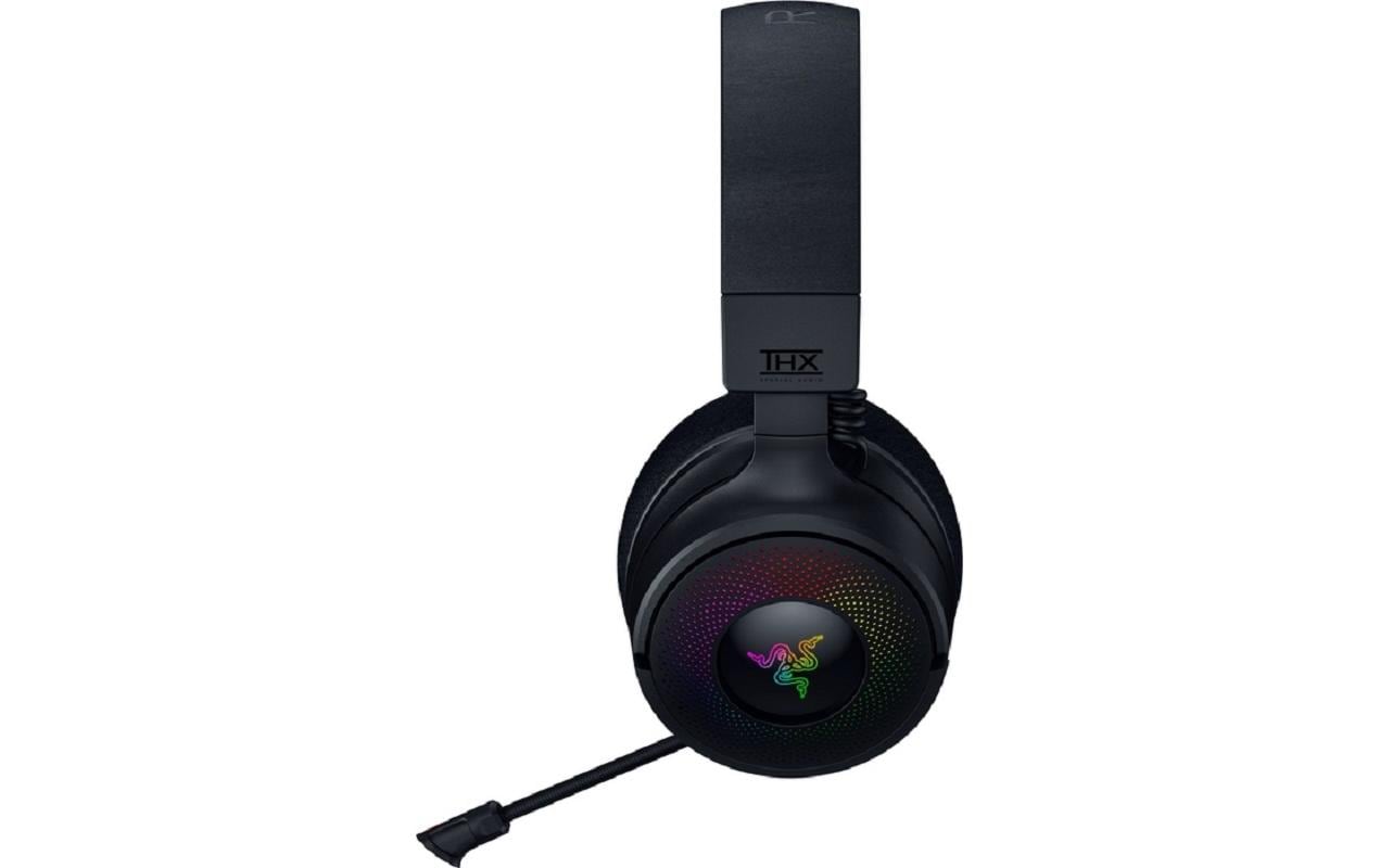 Razer Kraken V4 – Over-Ear Gaming-Headset – Bluetooth 5,3, USB-A, 7,1 Surround – Schwarz – bis 70 h