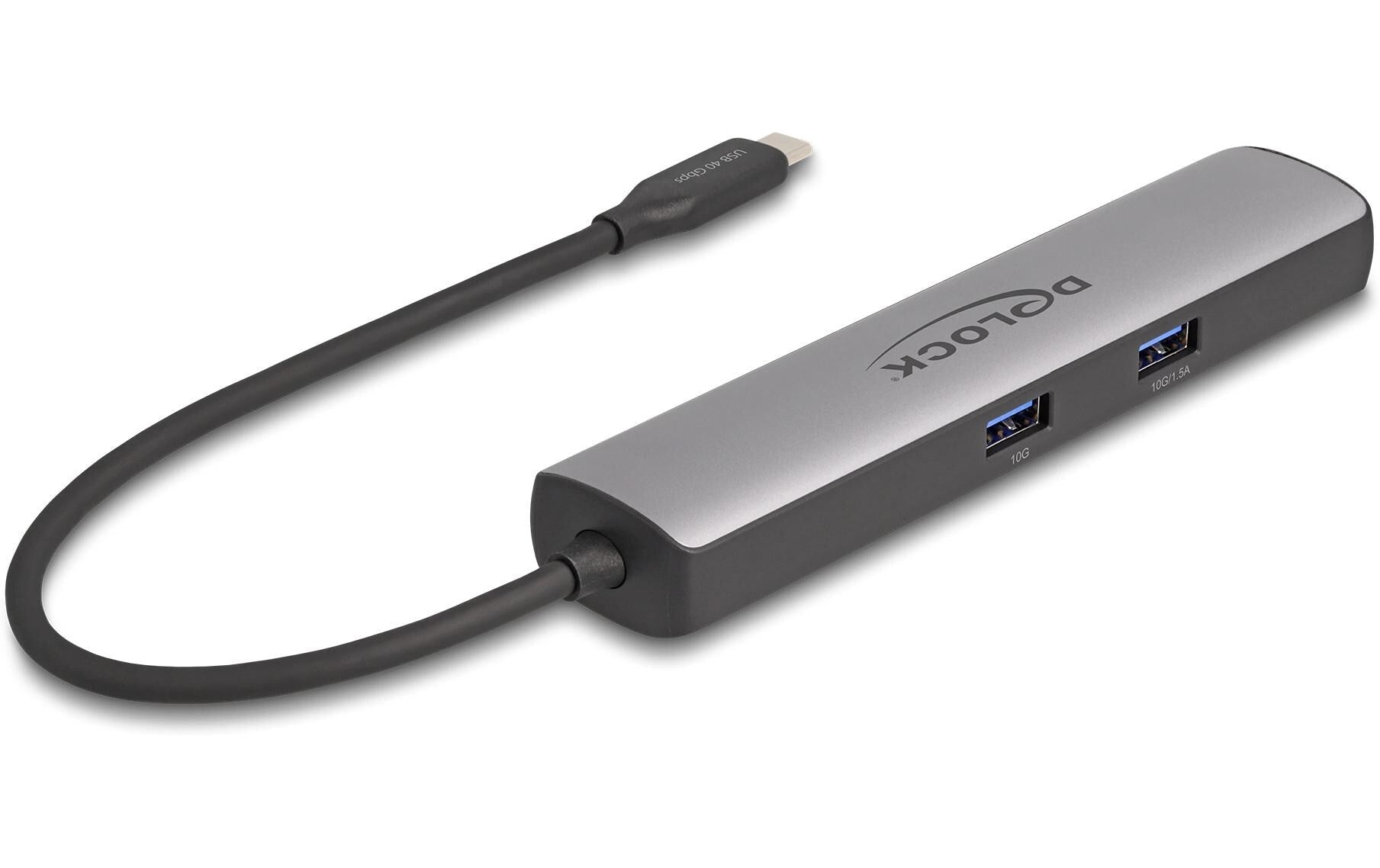 DeLOCK Dockingstation – USB-C, 1× HDMI, 4× USB-A, 100 W PD, 2,5GbE, für Windows/Mac/Linux