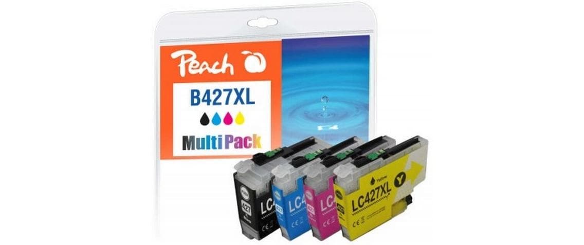 Peach Tintenpatronen-Multipack LC-427XL, cyan, kompatibel – für Brother MFC-J6959, MFC-J6957, MFC-J6955 und andere