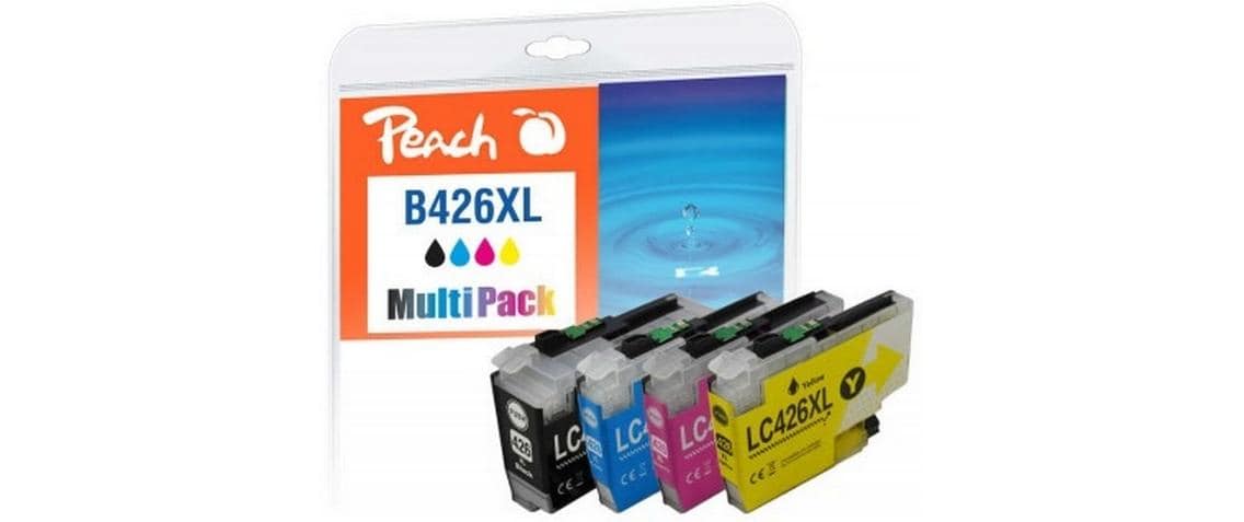Peach Tintenpatronen-Multipack Gelb, Kompatibel – für Brother MFC-J 4335 DW, MFC-J 4340 DW, MFC-J 4535 DW