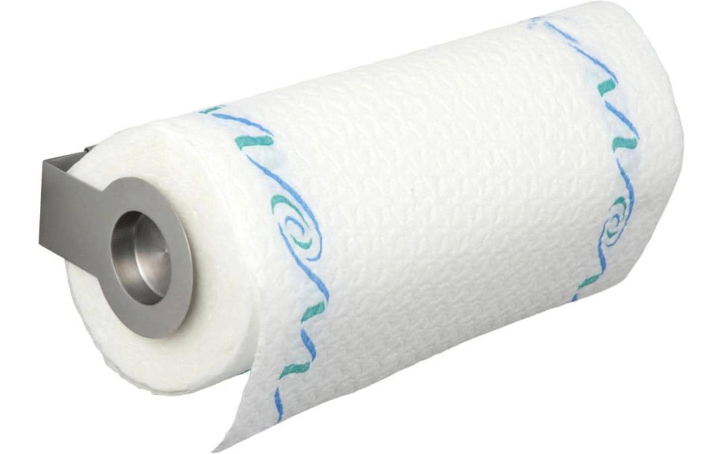 Wenko Cerri – Küchenrollenhalter Edelstahl, 33 × 9 cm, silber