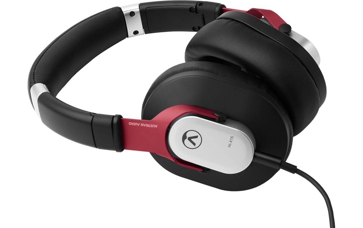 Austrian Audio Hi-X15 – Over-Ear Kopfhörer – geschlossen, 6,3 mm Klinke – schwarz, Hi-Res Audio, 25 Ω