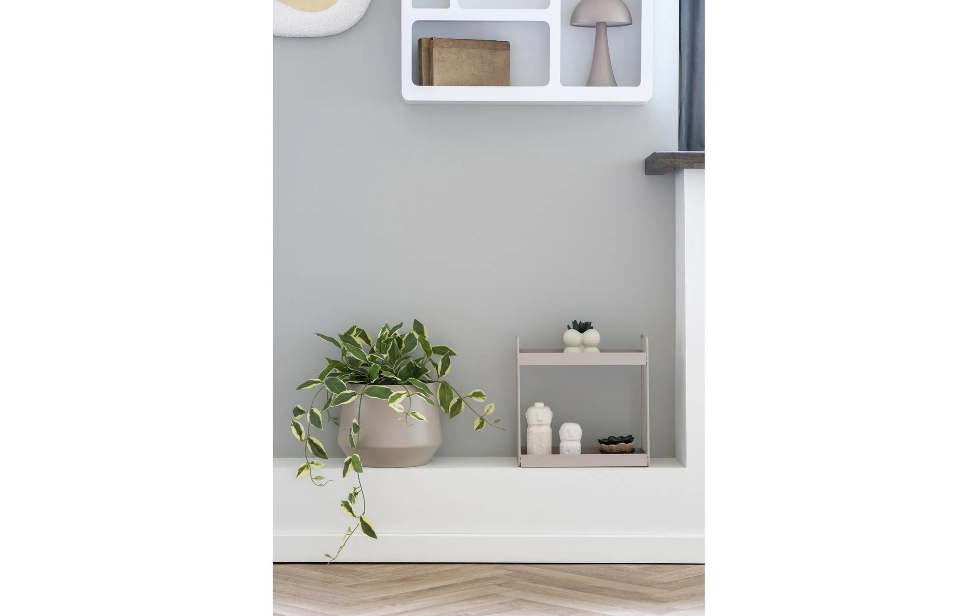 House Nordic Wandhalterung – Stahl – Sand – 300 × 310 × 150 mm