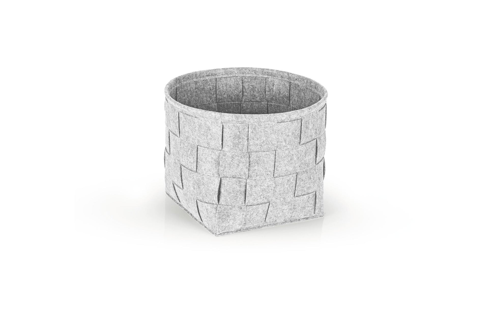 N8werk Aufbewahrungskorb – Filz – Hellgrau – 320 × 320 × 320 mm