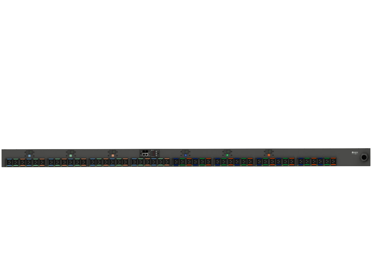 Vertiv MGU3EHW1-48CF13-6PS56B2A10-S PDU 63 A, 230/400 V – 48× AC C13/C19, Monitoring – 0U senkrecht – schwarz