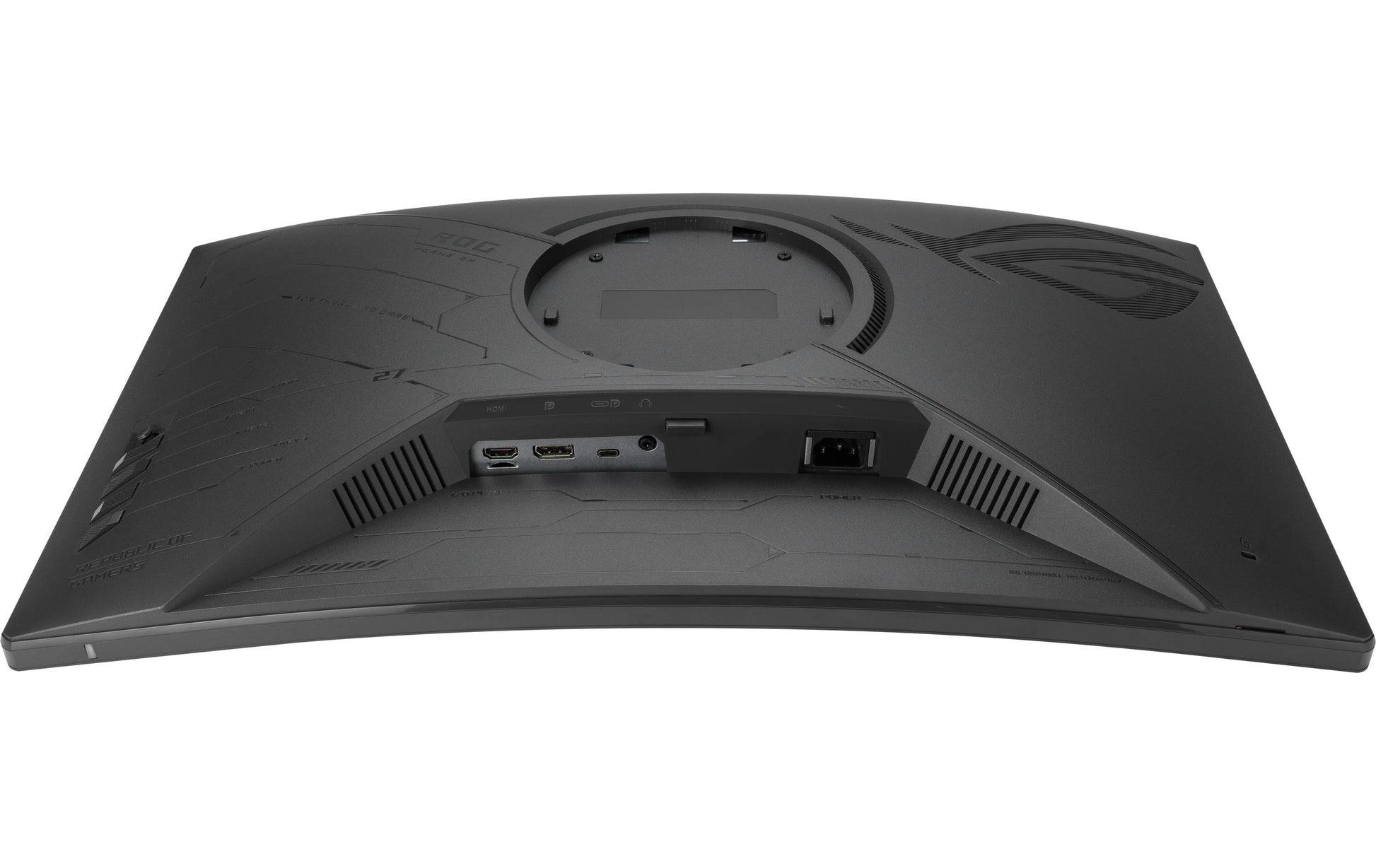 ASUS ROG Strix XG27WCMS – Monitor, 27", Fast VA, 280 Hz, 400 cd/m², Gebogen, USB-C, VESA 100 × 100, Schwarz