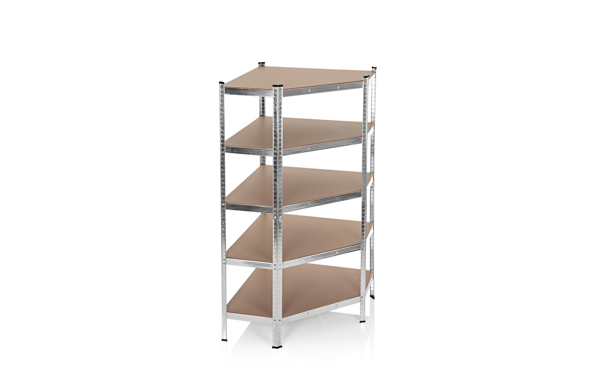 EASYmaxx Büro-/Lagerregal freistehend, Schwerlastregal – 5 Böden – 90,0 × 40,0 × 180,0 cm – 175 kg/Boden
