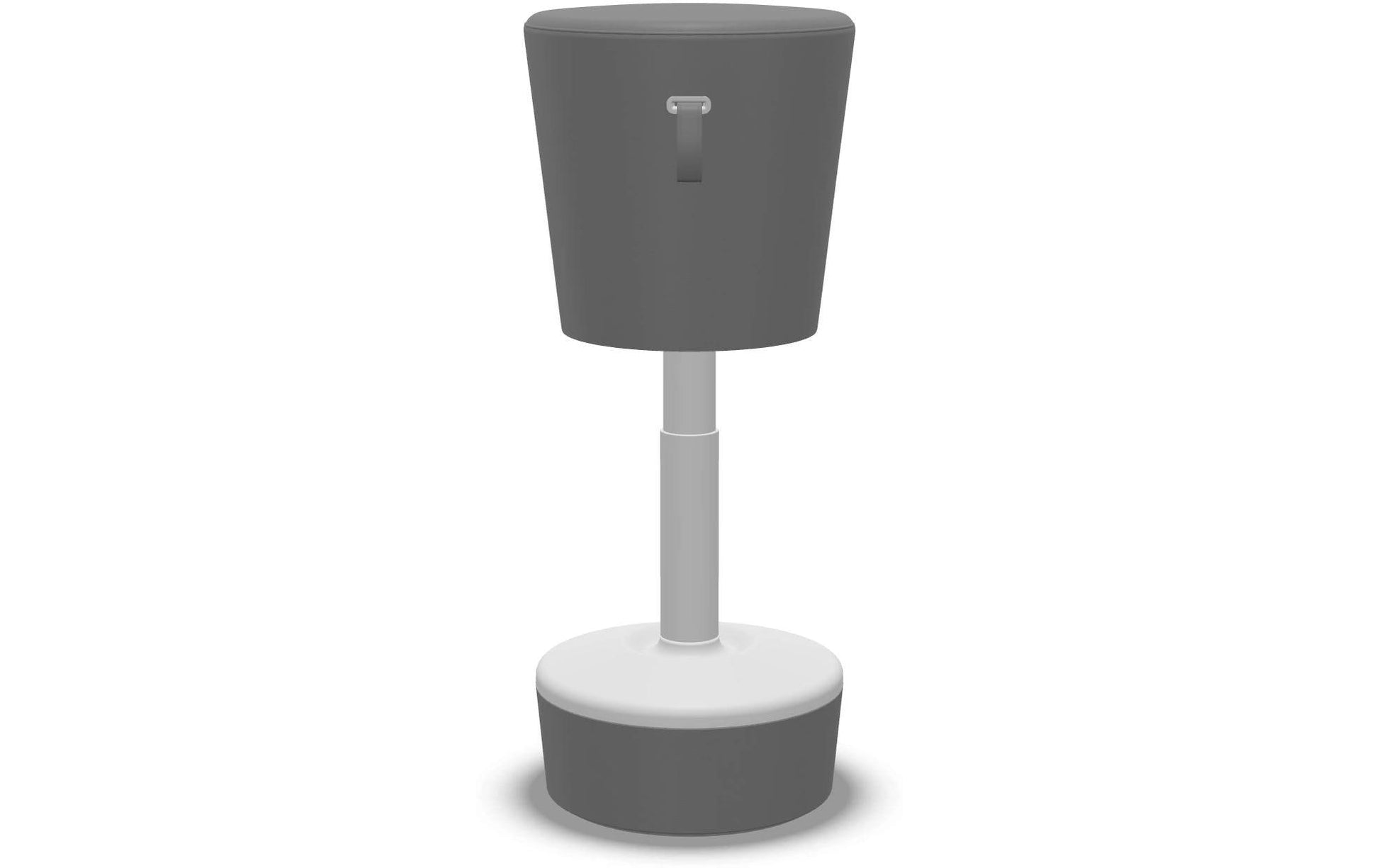 Profim Hocker Mickey – Sitzhöhe 91 cm, 110 kg, Hellgrau