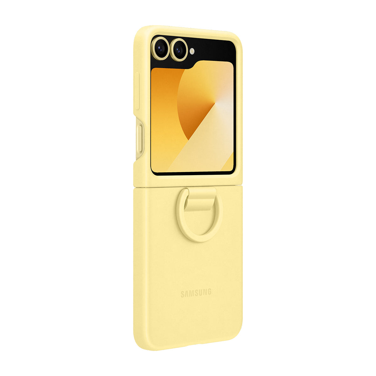 Samsung Backcover – für Samsung Galaxy Z Flip6 – gelb – Silikon