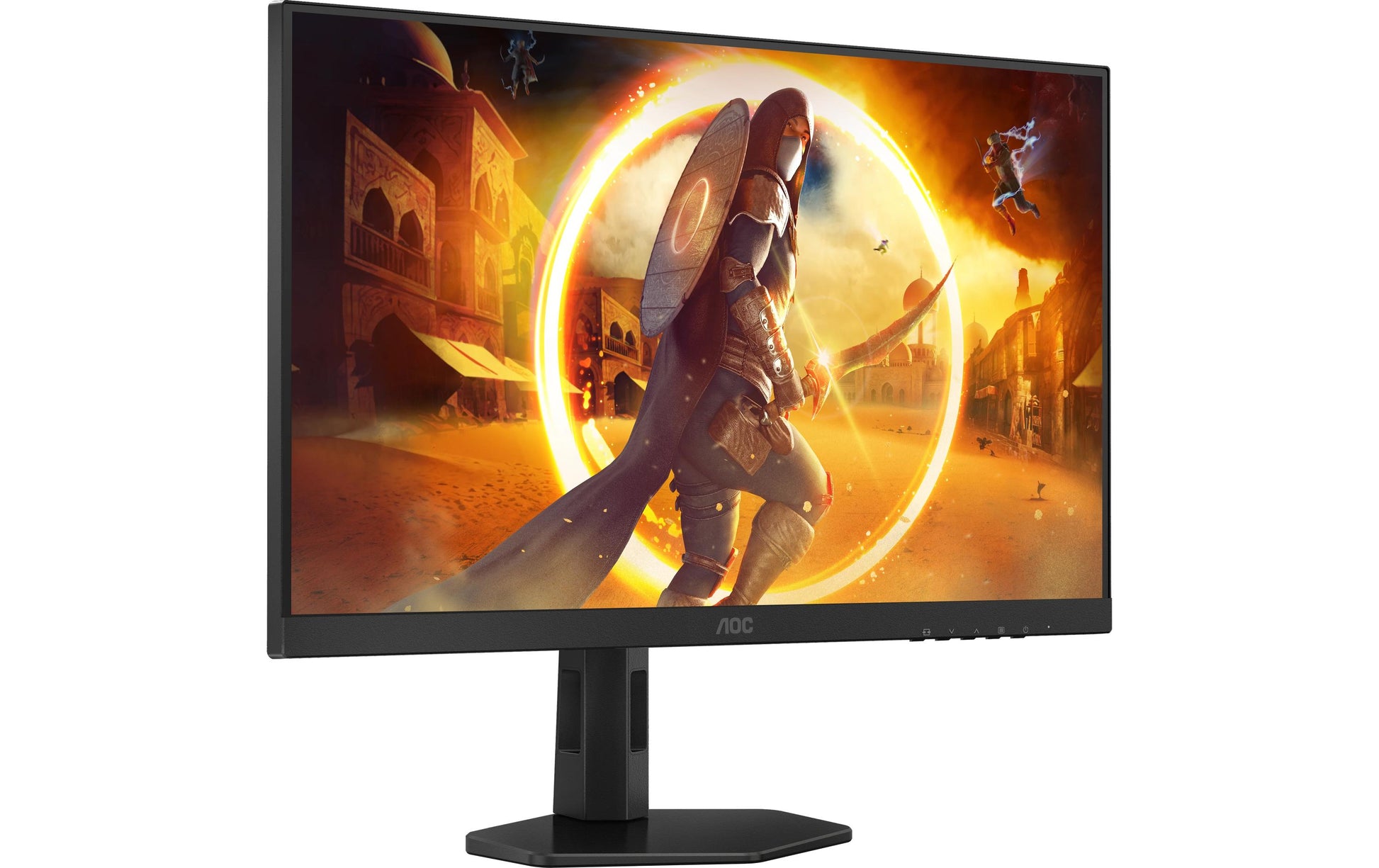 AOC Q27G4XF – Monitor, 27" WQHD (2560 × 1440), IPS, 180 Hz, 300 cd/m², Adaptive Sync, VESA 100 × 100, Schwarz