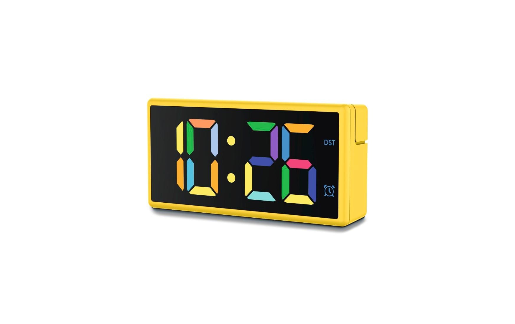 Hama Digitalwecker – Snooze, USB, 15 × 7,5 × 3,4 cm, Gelb
